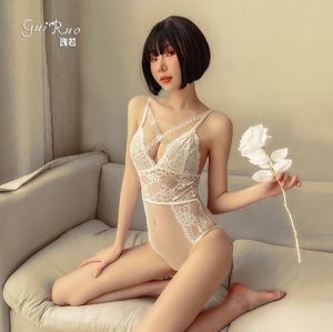 wholesale sexy women teddy lingerie made in China ST137white